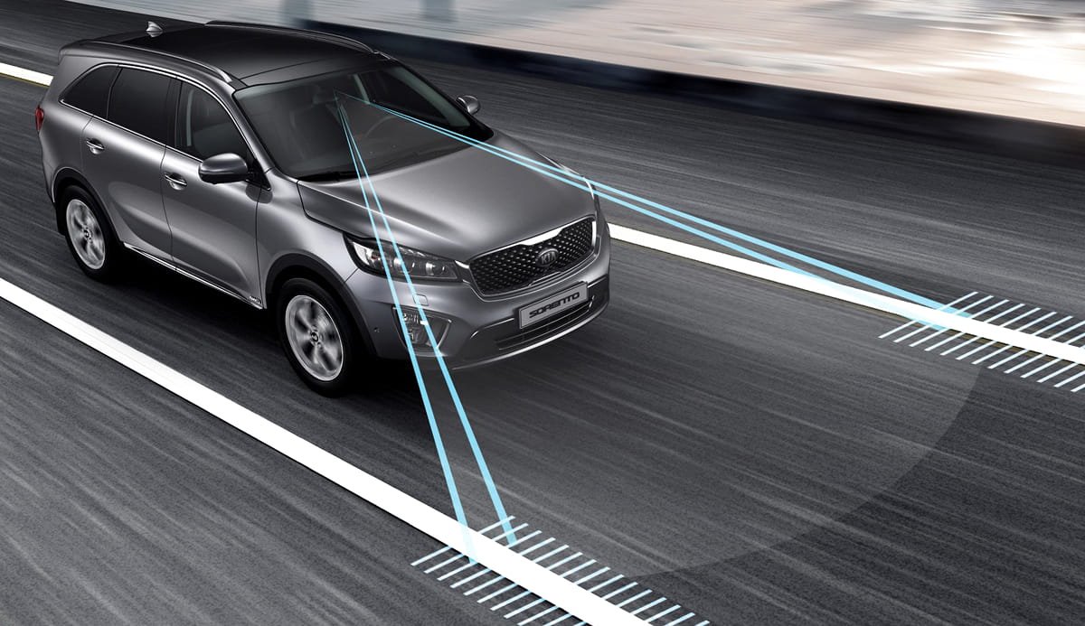cruise control e lane keeping assit Kia Sorento